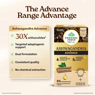 Organic India Ashwagandha Advance Veg Capsule 60